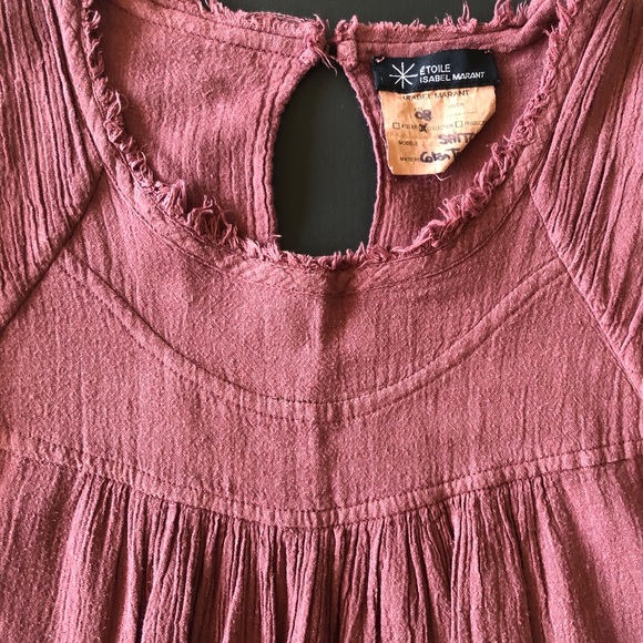 SOLD Isabel Marant Gauze Cotton Dress Size 2 - Picture 4 of 9